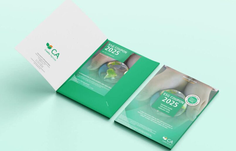 Credito-Agricola Brochures, Publicité print, Flyer et Newsletter