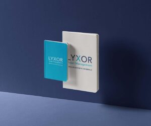 Lyxor AM - Création de la charte graphique, Logotype, Brochures, Publicités print, Publicité par l'objet, Bannières publicitaires web