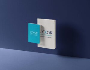 Lyxor - Création de la charte graphique, Logotype, Brochures, Publicités print, Publicité par l'objet, Bannières publicitaires web